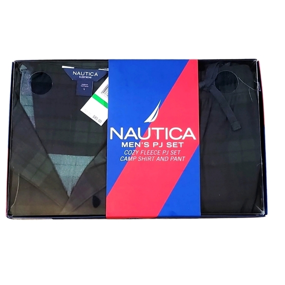 Nautica Men's Emerald Green 2-Piece Set - Picture 1 of 9